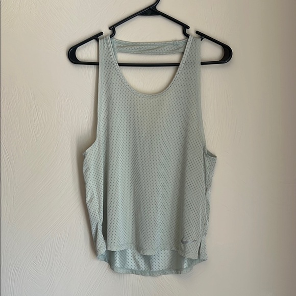 Nike Tops - NIKE Light Green Sleeveless NIKE WORK OUT Top